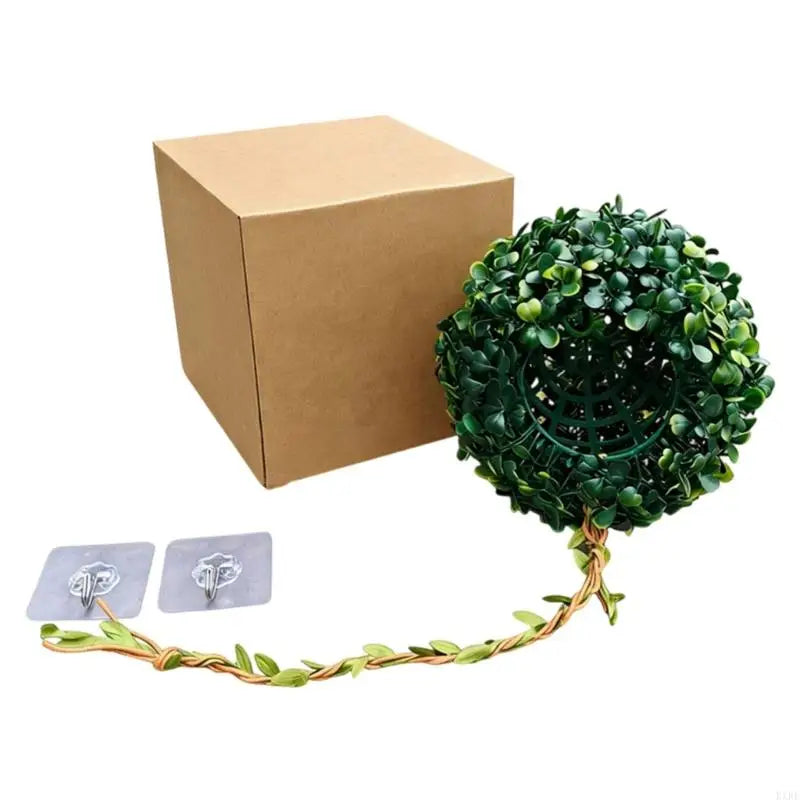 Realistic Artificial Grass Ball With Shelter Cave For Reptiles Terrarium Decoration And Bird Nest Habitat Tanks Landsacpe KXRE