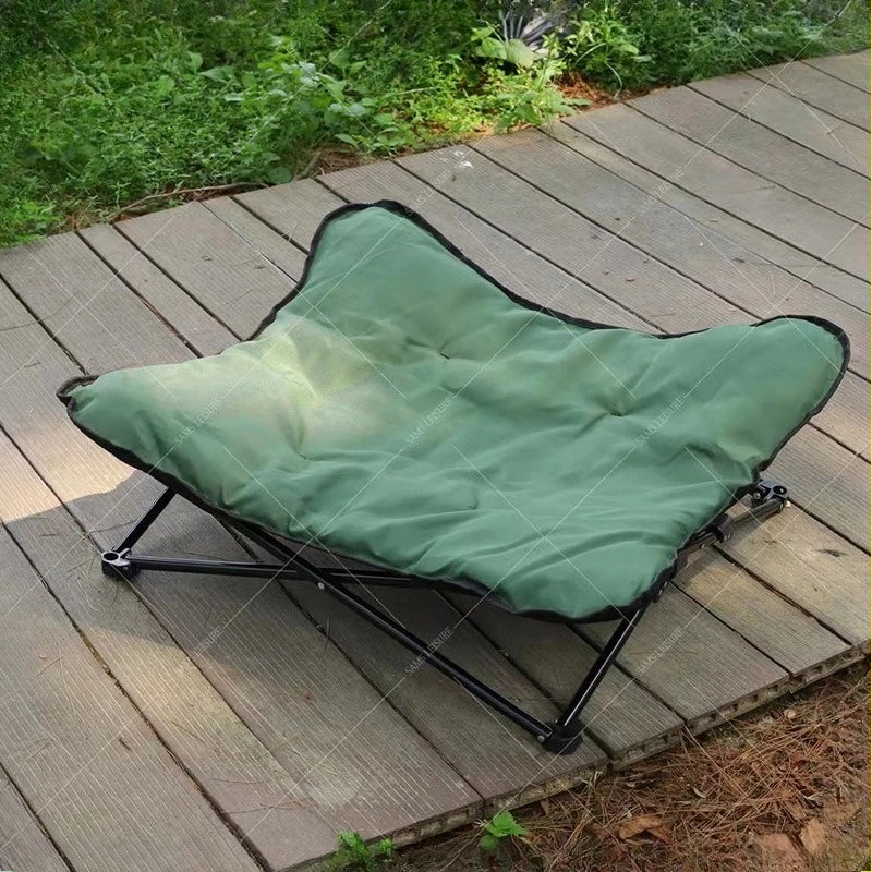 Outdoor Camping Foldable Pet Bed Comfortable Detachable Pads Waterproof Bite Resistant Portable Kennel for Cats and Dogs