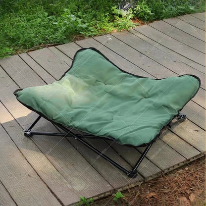 Outdoor Camping Foldable Pet Bed Comfortable Detachable Pads Waterproof Bite Resistant Portable Kennel for Cats and Dogs