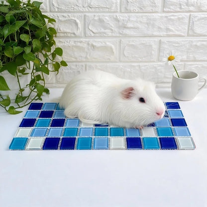 Rabbits Cooling Pad Scratch Resistant Pet Sleeping Cushion Hamster Cooling Mat For Dwarf Bunny Ferrets Squirrel Hedgehog