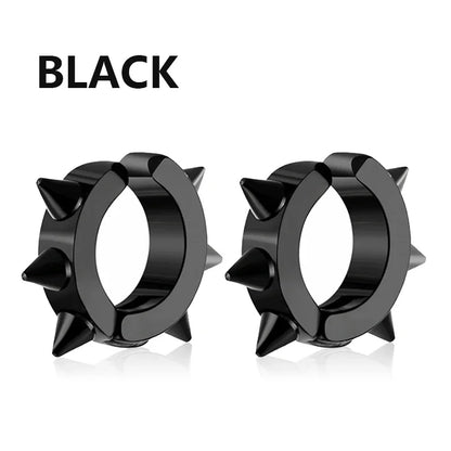 Clip-On Earrings Stainless Steel Round Ear Clip | No Piercing Fashion Jewelry