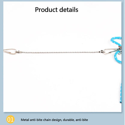 Small Animal Pet Leash Adjustable Soft Set Bird Mouse Hamster Ferret Pigskin Strap Bite Resistant Leash Guinea Pig Accessories