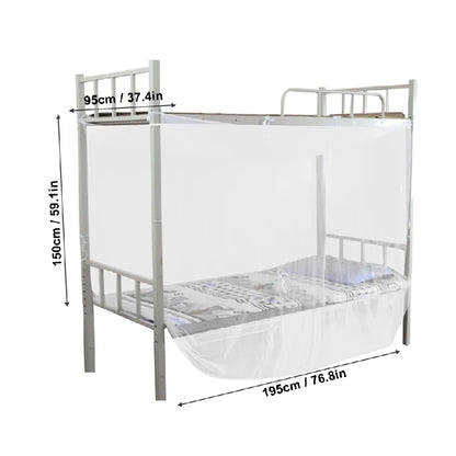 Queen Size Mosquito Net for Bed | 4 Corner Post Canopy Netting