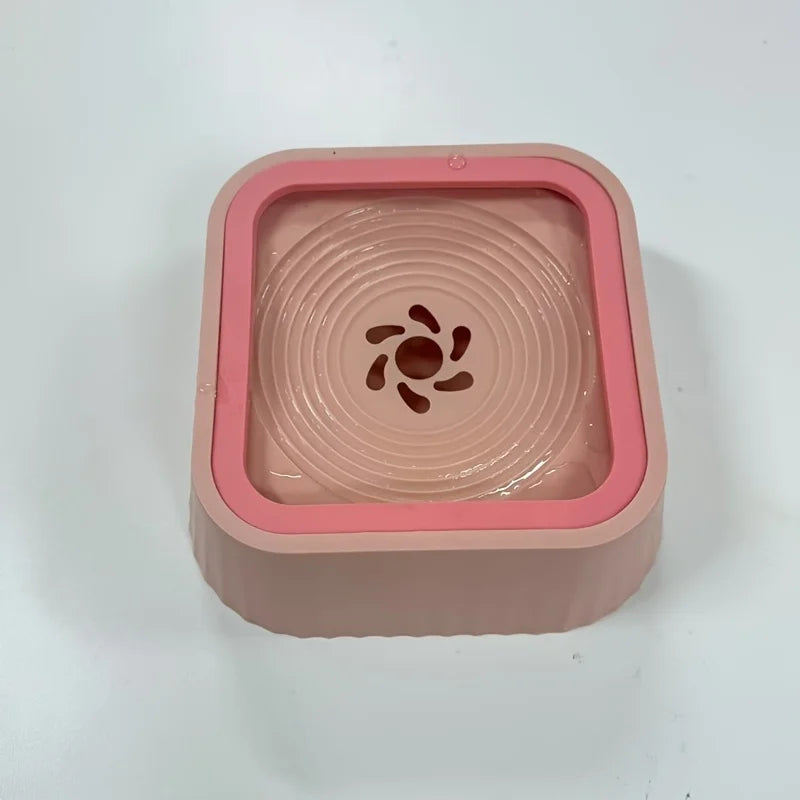 Pet Floating Water Bowl Splash-proof Food-grade PP Material Large Capacity Water Storage Neck-protecting  Floa Plastic Dog Bowl