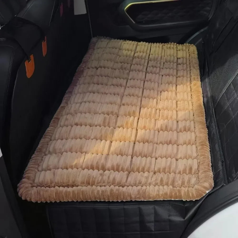 New Durable High Quality Multi-Purpose Backseat Pet Bed Mat  Thick Breathable Plaid Dog Bed Washable Dog Car Seat Cover