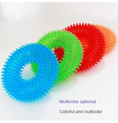 Dog toy sound balls are suitable for pets to resist biting, squeezing, chewing, gripping, and grinding their teeth
