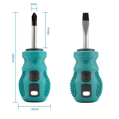 Precision Screwdriver Set | Manual Kit with Phillips and Slotted Head