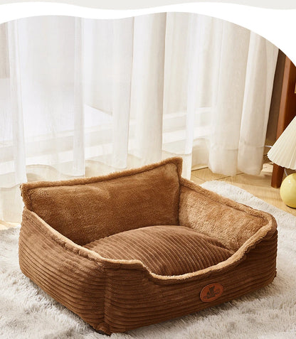 Pet Bed for Dogs and Cats Washable Dog Sofa for Small To Medium Breeds All-Season Mat Cozy Durable Dog Accessories Pet Supplies