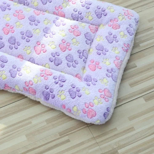 Portable Dog Sleeping Bed Mats Pet Blanket Plush Washable Cat Sofa Bed Mat Home Travel Comfortable Warm Soft Flannel relax Towel