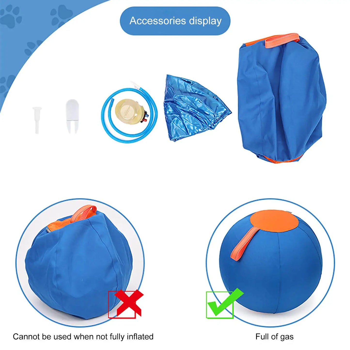 Dog Interactive ball Toys Children Large Balls Dog Outdoor Training Balls Pet Sporty Bite Chew Teething Ball