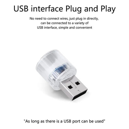Mini USB RGB Night Light | Interior Ambient LED Decorative Lamp