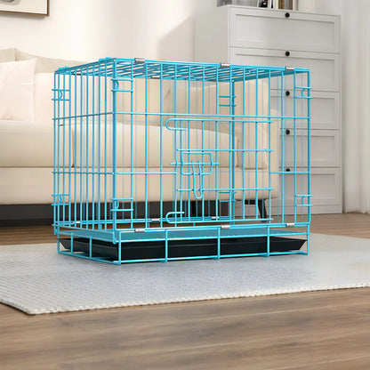 Dog Cage, Small and Medium-Sized Dog, Pet Cage, Fence, Thickened, Large Dog, Household Folding Dog Bed, Car Cage, Cat Cage