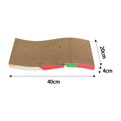 Cat Scratchers Cardboard Cat Scratching Board Durable Grind Claws Corrugated Paper Pets Sofa for Indoor Cats Kittens 고양이 스크래처