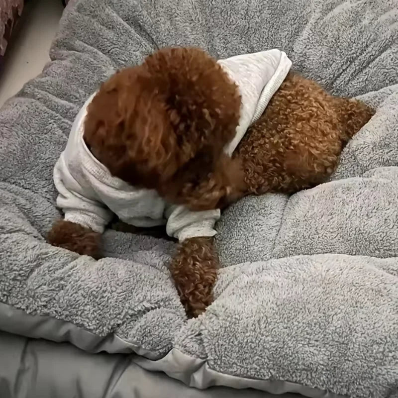 Dog Pet Beds 120*60cm Extra Large Plush Dog Bed Sofa Thickened Super Soft Polyester Pet Mat Dog Crate Mat Bed For Large Dog Bed