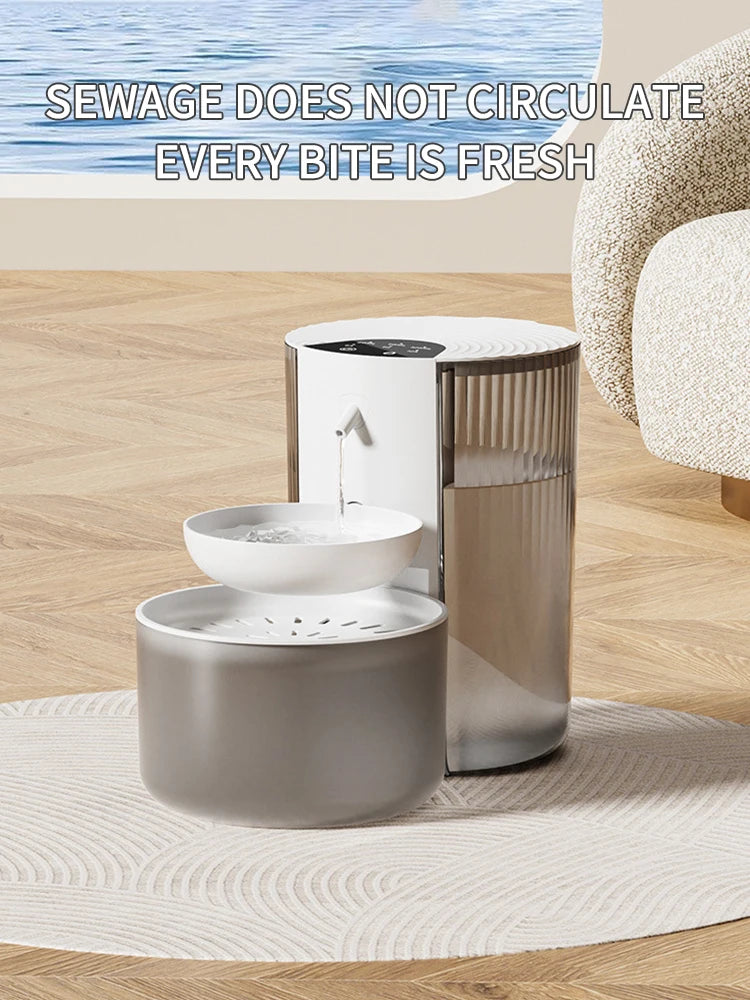 Pet Intelligent Water Dispenser, Clean And Dirty Separation, Dumping Type, Automatic Water Dispenser For Cats, Large Capacity