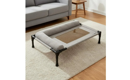 Elevated Pet Bed All-Sekkon Use Raised Dog and Cat Bed Pet Cot Moisture-Resistant Easy to Clean for Dogs, Travel, Patio
