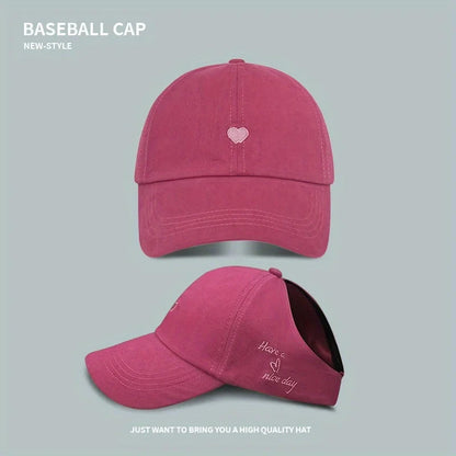 Summer Ponytail Baseball Cap | Breathable Outdoor Sun Hat for Women