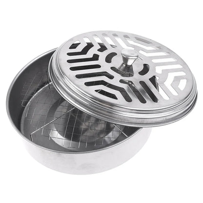 Mosquito Coil Holder | Mesh Stand Incense Burner for Camping and Garden