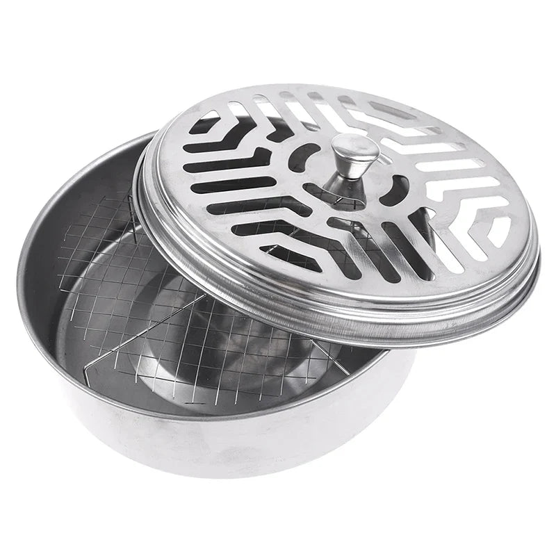 Mosquito Coil Holder with Mesh Stand | Camping Garden Incense Burner