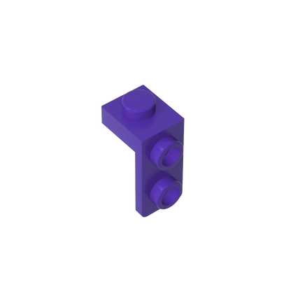 Gobricks Bracket 1 x 1 - 1 x 2 | Compatible Building Block