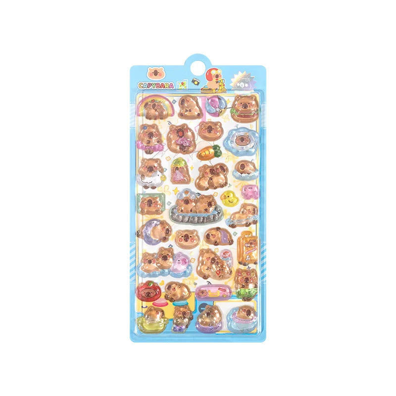 3D Food Stamping Seal Sticker | Japanese Anime Decorative Craft Stickers for Kids