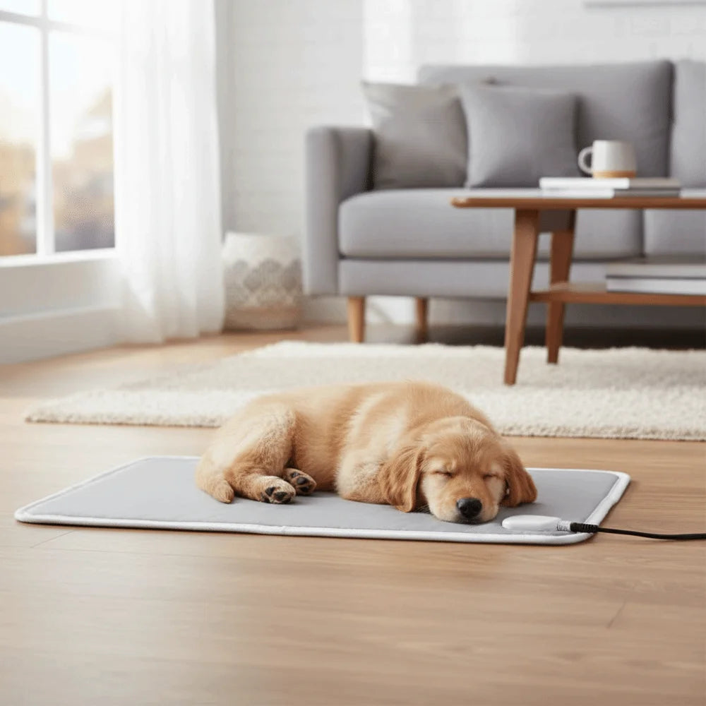 Pet Bed Bite Proof Pet Electric Blanket Thermostat Control Anti-scratch Cat Heating Pad Waterproof Cozy Pet Heating Mat Winter