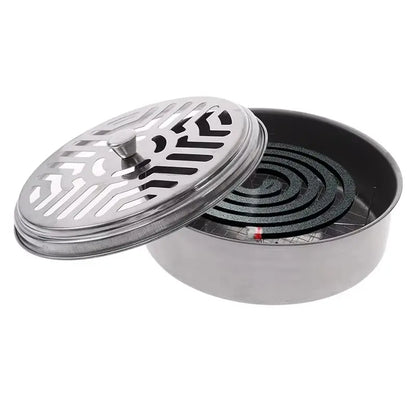 Mosquito Coil Holder | Mesh Stand Incense Burner for Camping and Garden
