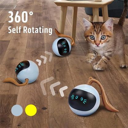 Cat Training Sounds Smart Cat Toys Interactive Ball Toys Dog  Squeaks Dog Cat Play Gravity Ball