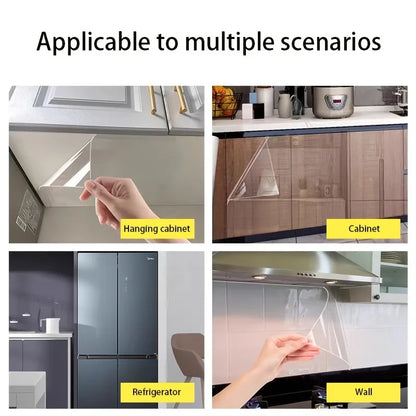 Self-adhesive Transparent Cabinet Film | Static Cling Decorative Cover