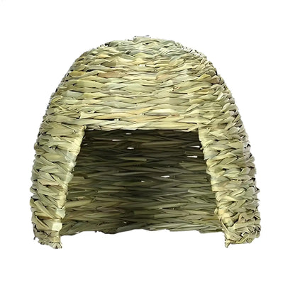 Hamster Grass Cave House For Small Animal Hideouts House Play Cave Habitat Decors For Ferrets Cage Pet Supply