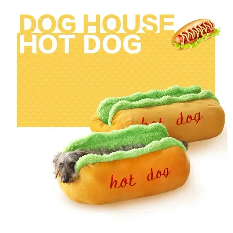 Pet Bed Hot Dog House Lounger Bed Kennel Mat Soft Fiber Pet Dog Puppy Warm Removable Washable Waterlon for Cats