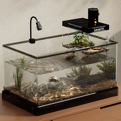 Pet Turtle Basking Area With Ramp Turtle Tank Basking Area Over Tank Reptile Resting Land Turtle Basking Area Habitat For Turtle