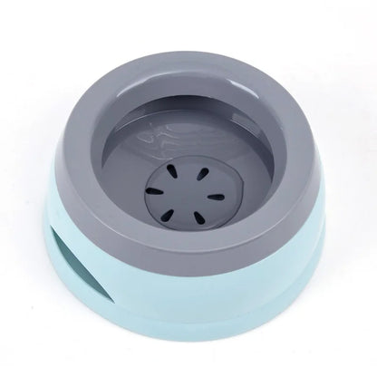 Portable Plastic Pet Dog Bowls No Spill Floating Design Non-Slip Cat Bowl Water Feeder Dry Mouth Support Pet Accessories