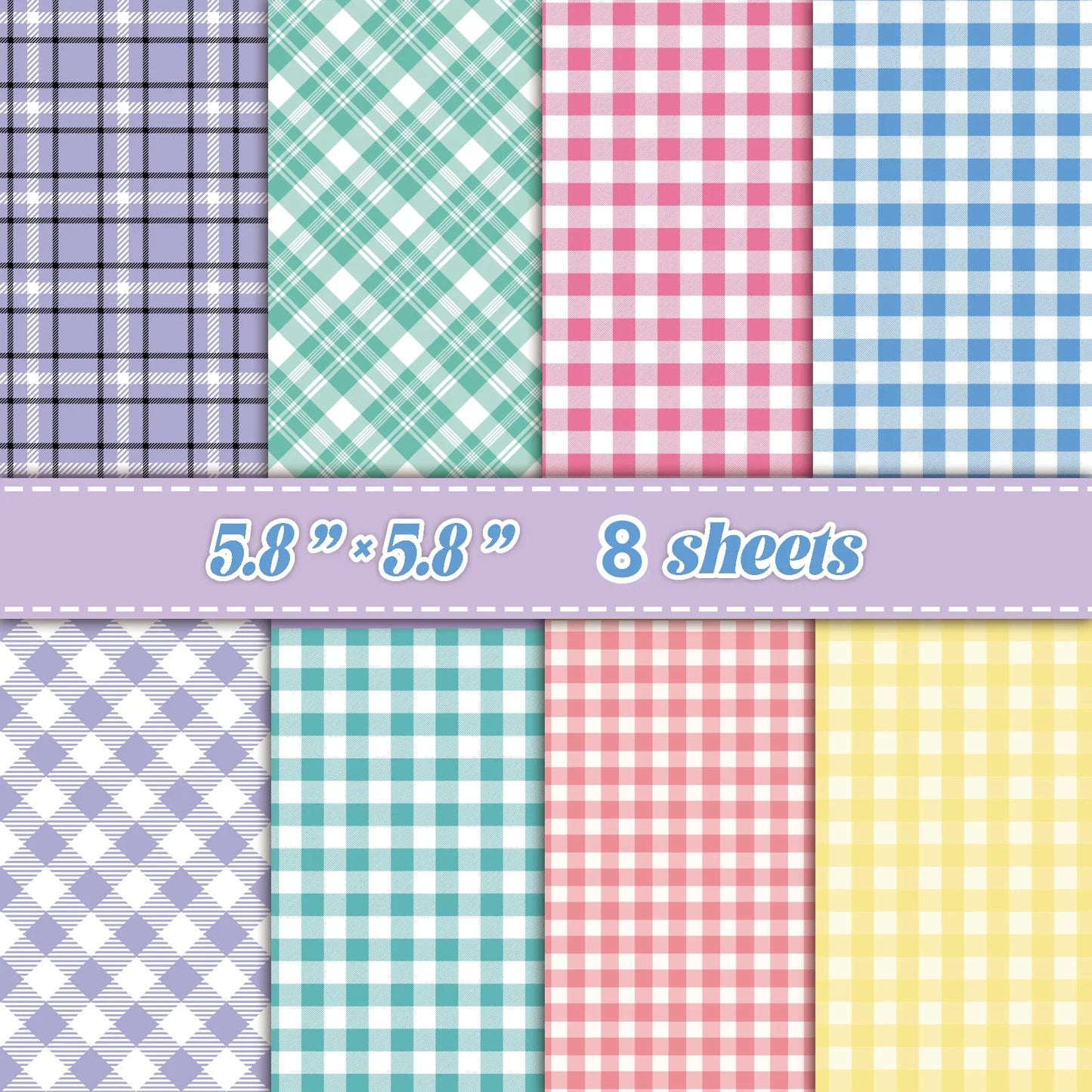 Retro Grid Collage Paper Sheets | DIY Scrapbooking & Junk Journal Material
