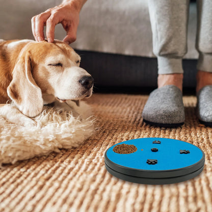 Round Dog Nail Scratch Board 360° Rotating Dog Scratch Pad with Snack Compartments Interactive Pet Toy Pet Supplies Accessories