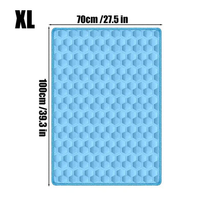 Pet Cooling Mat Chew-Resistant Cushion Pet Cats Bed Cooling Mat for Small Medium Large Breeds Animals Resting Camping Travel