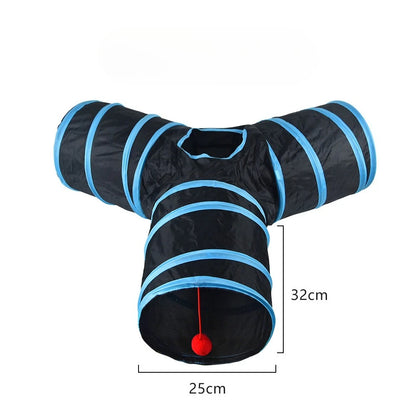 Cat Tunnel Toys Pet Supplies Cat S T Pass Play Tunnel Foldable Cat Tunnel Cat Toy Breathable Drill Barrel Cat Interactive Toys