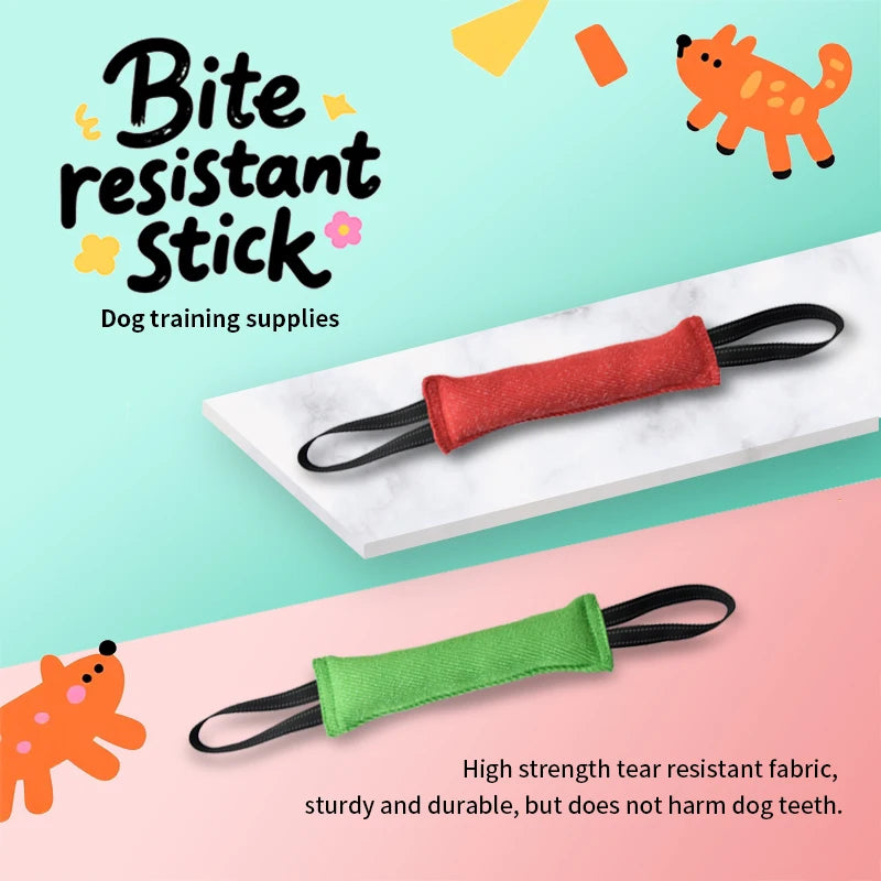 Dog Tug Toy Jute Bite Pillow Durable Training Equipment Interactive Training Toys For Large And Small Dogs
