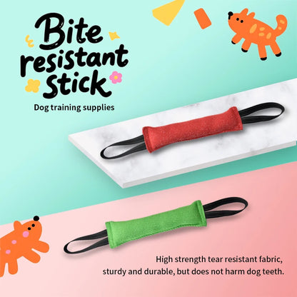 Dog Tug Toy Jute Bite Pillow Durable Training Equipment Interactive Training Toys For Large And Small Dogs