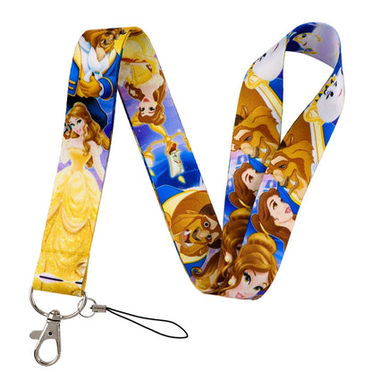 Cartoon Animal Keychain Lanyard | Anti-Lost Rope Strap for Keys