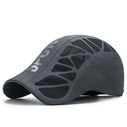 Summer Sport Alphabet Hat | Breathable Mesh Sun Cap for Men