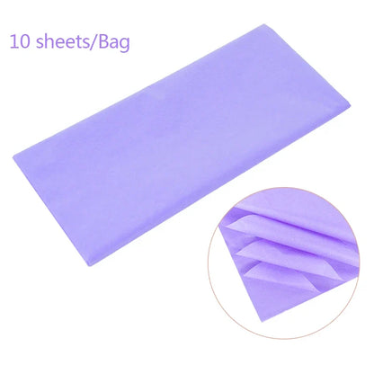 10pcs Unbleached Flower Wrapping Tissue Paper | 65x50cm Wedding Party Gift Wrap