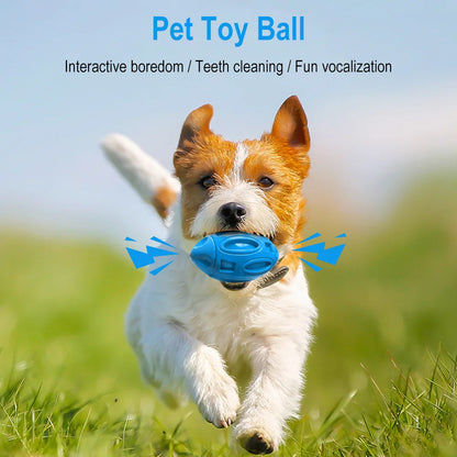 New Dog Toy Ball High Quality Rubber Sounding Olive Balls Super Durable Teeth Sharpening Chewing Training Toys Pet Supplies