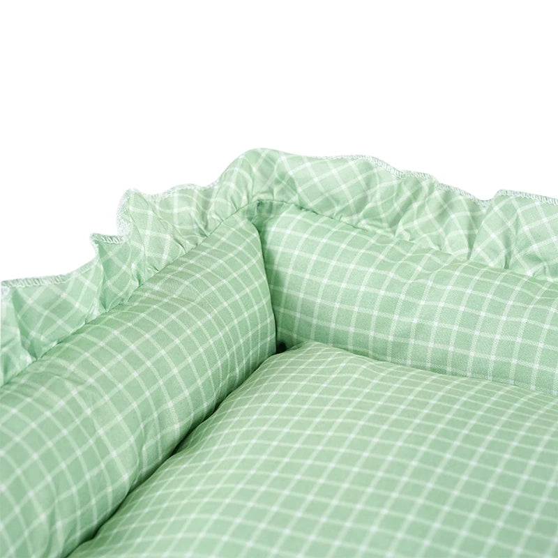 Dog Beds for Small Medium Large Dogs & Cats,Winter Pet Bed, Wide Side Fancy Design,Soft Calming Sleeping Warming Puppy Bed