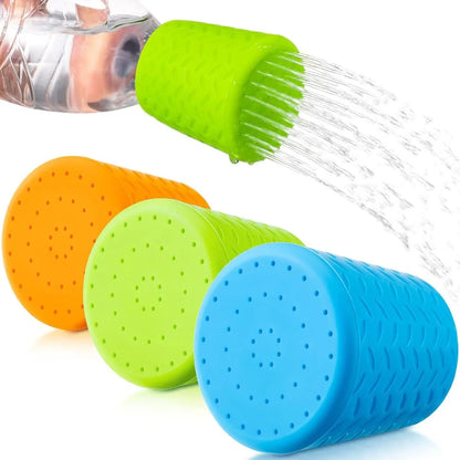 Pet Shower Silicone Portable Pet Shower Head Outdoor Cat and Dog Shower Cleaning Supplies Portable Universal Water Bottle