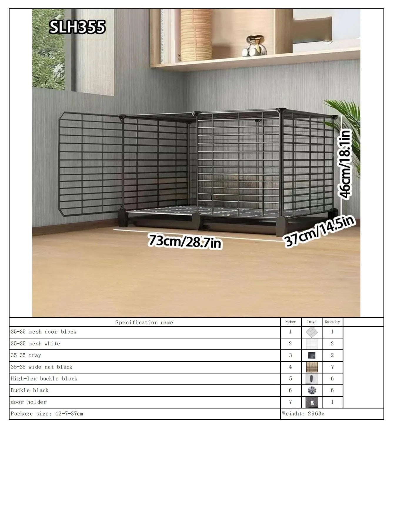Large Indoor Rabbit Cage with Automatic Cleaning Toilet for Domestic Rabbits, Guinea Pigs, and Other Pets