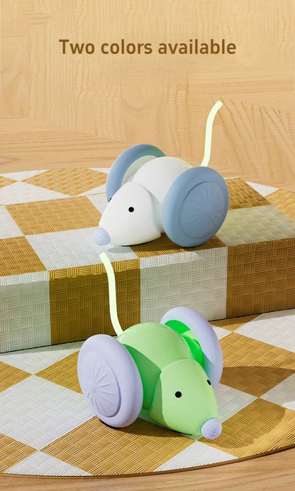Pet Toys Interactive Cat Toy Electric Mouse Car Automatic Teaser Intelligent Obstacle Avoidance Pet Products Cat Accessories
