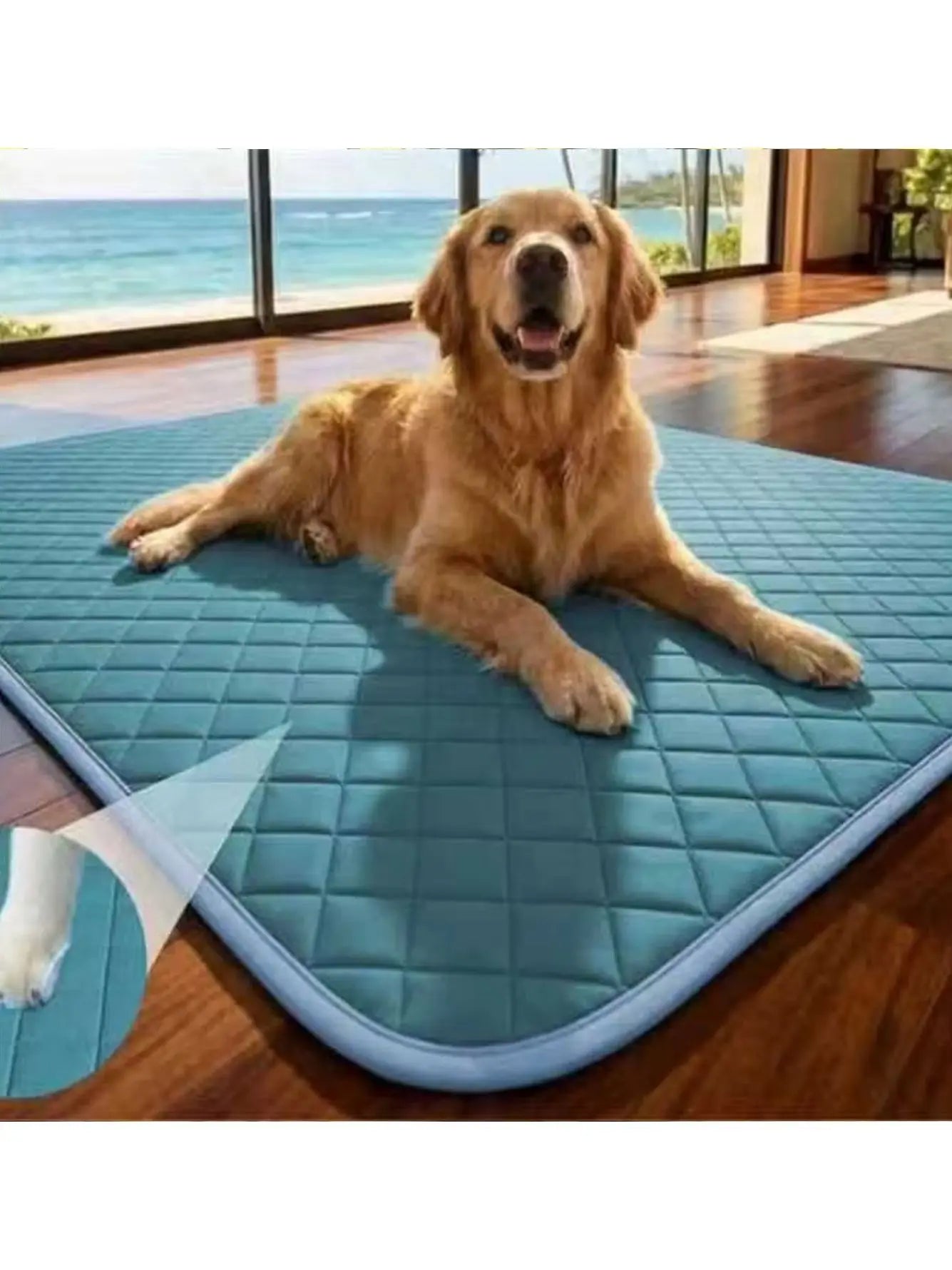 Summer Pet Ice Pad Dog Bed | Breathable Mesh Bed | Cat and Dog Cooling Pad, Suitable for Small and Large Pets, Dog Supplies.