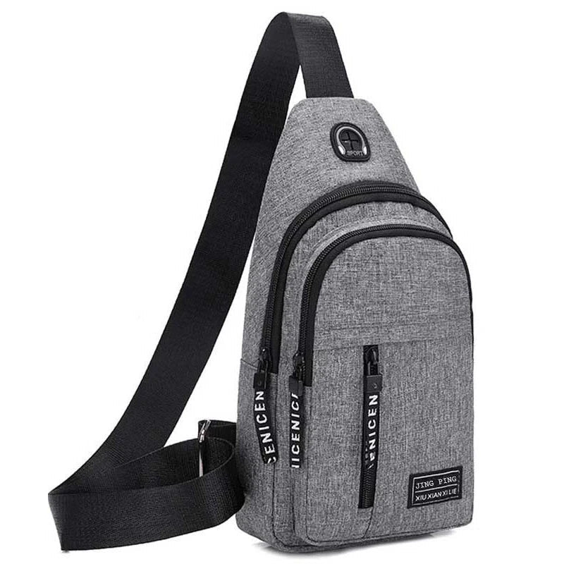 Men Shoulder Chest Bag | Travel Crossbody Sling Pack