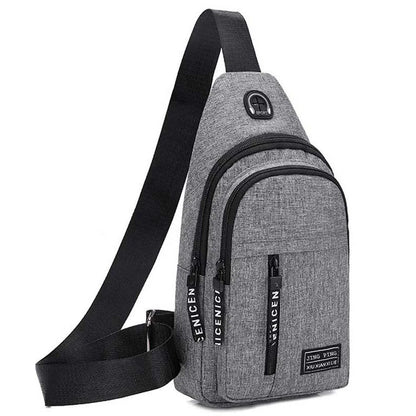 Men Shoulder Chest Bag | Travel Crossbody Sling Pack
